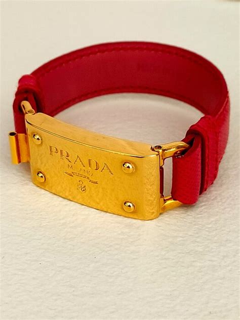 prada arm band|prada platinum bracelet.